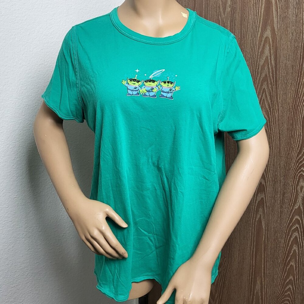 Pixar Toy Story Aliens green short-sleeve t-shirt EUC Torrid size 2 or a 2X